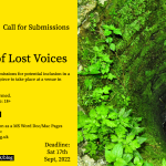 Well of Lost Voices Call for Submissions