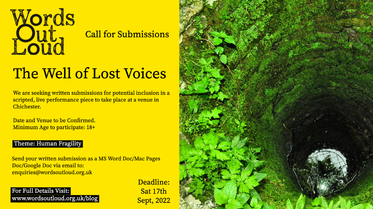 Well of Lost Voices Call for Submissions